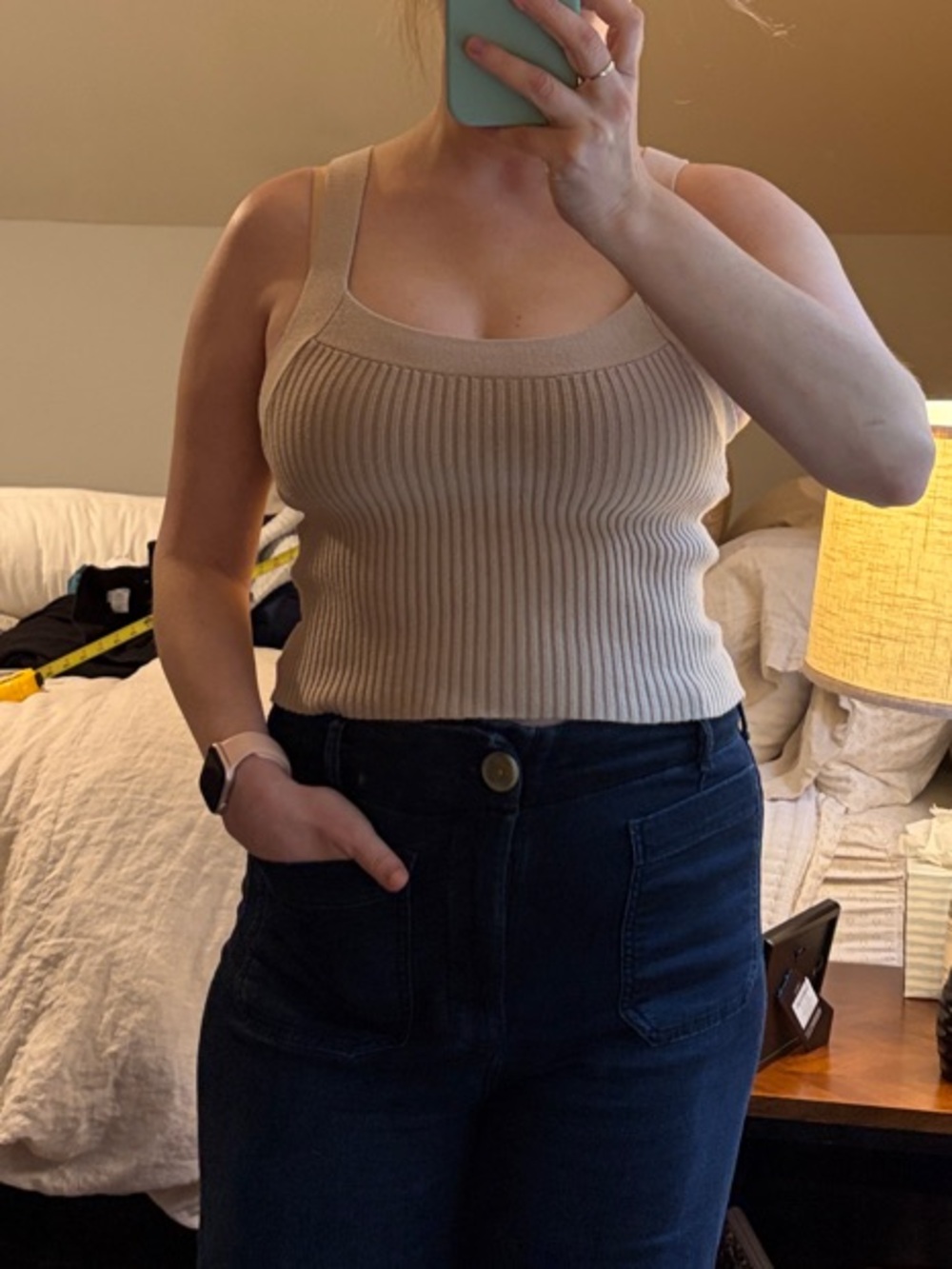 Abercrombie Cropped Sweater Tank Top